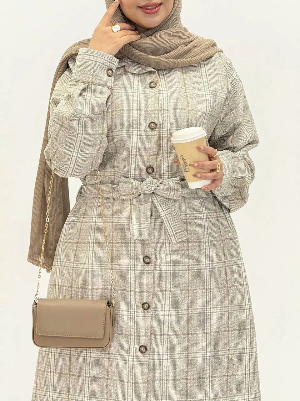 3564-مانتو پاییزه شایلین